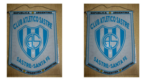 Banderin Grande 40cm Club Atletico Sastre Santa Fe