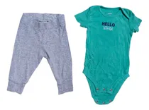 Comprar Pañalero Y Pants Carters 6 Meses Niño Bebe De Algodon Bebe