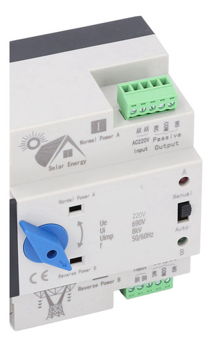 Cambio De Disyuntor, Transferencia Automática De Doble Poten