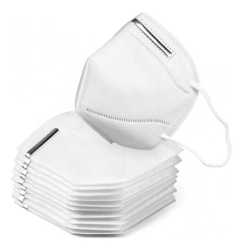 Kit 10 Máscara Respiratória Proteção Pff2 Kn95 Fda Anvisa