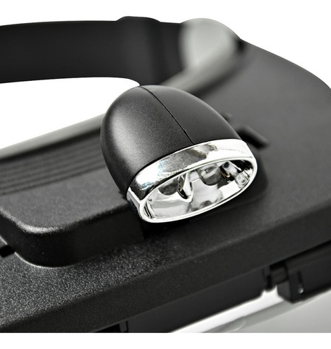 . Lupa De Diadema Profesion Con Lámpara Led 4 Lentes, Lupa