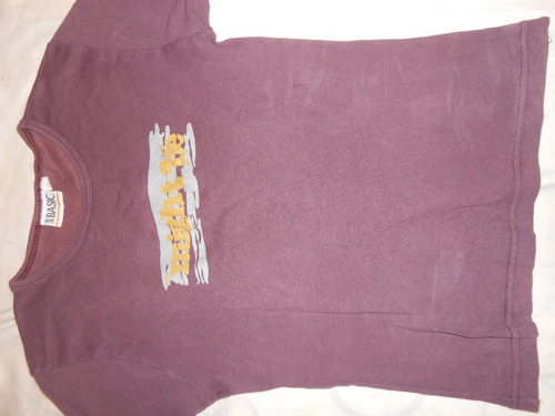 Son 2 Remeras Manga Larga Basic Bordo Y Otra Muy Bonitas!