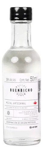 Paquete De 3 Mezcal Buenbicho Joven Mini 50 Ml