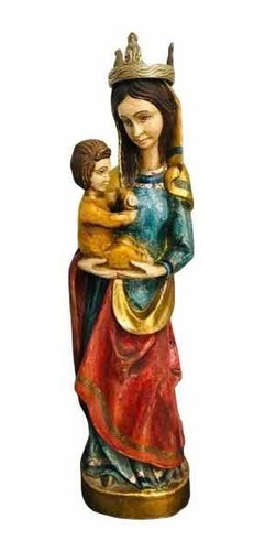 Imagen Religiosa Virgen María Hecha En España Mide 51 Cm