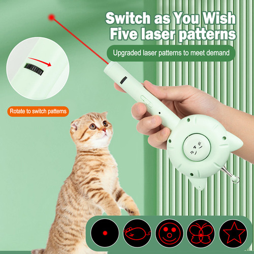 Láser Interactivo Con Puntero Láser Para Gatitos Y Gatos, Co