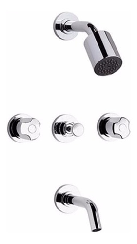 Imagen 4 de 10 de Combo Sanitarios Ferrum Griferias Fv Baño Completo Juego Kit