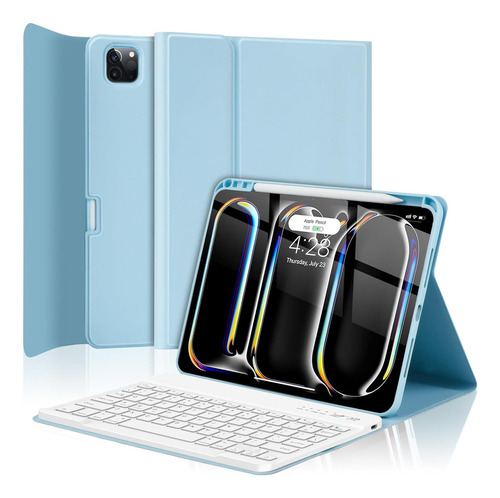 Funda Con Teclado Para iPad Pro De 11 Pulgadas (m4) 2024_b