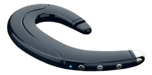 Fone De Ouvido Tws Ear Hook Led Azul Monoaural.
