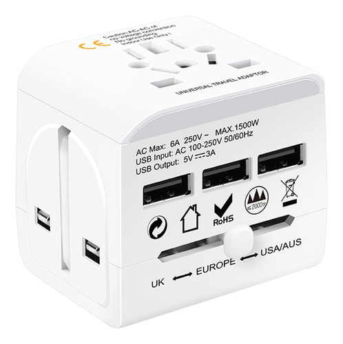 Adaptador Universal Travel One International Wall Charger Ci