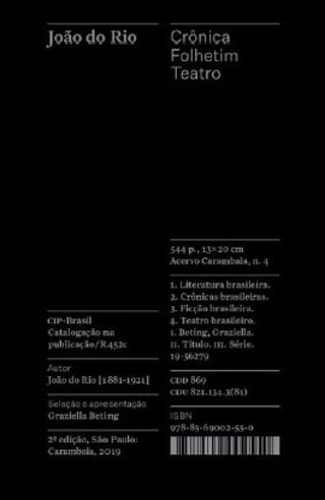 Crônica, Folhetim, Teatro - Coleção Acervo - Vol. 4