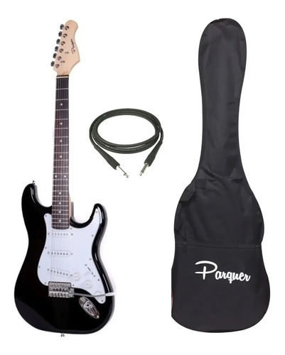 Guitarra Electrica Parquer Stratocaster Con Funda Colores