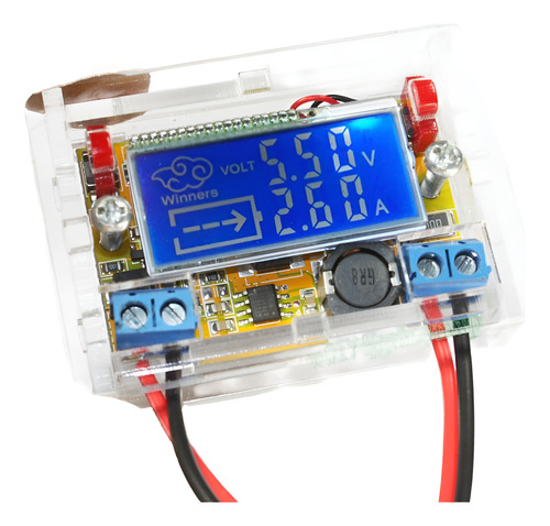 Convertidor Dc-dc Buck Step Down + Voltím + Amperim + Caja