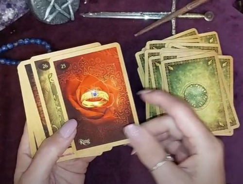 Lenormand Of Enchantment Stock Ya, Red Feather, Yasmeen W.