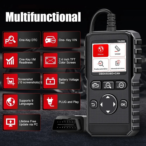 Ferramenta De Diagnóstico Do Sistema De Motor Do Scanner Obd