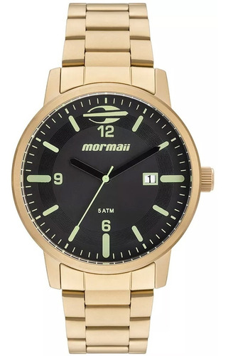 Relógio Mormaii Dourado Analógico Mo2115bc/4p