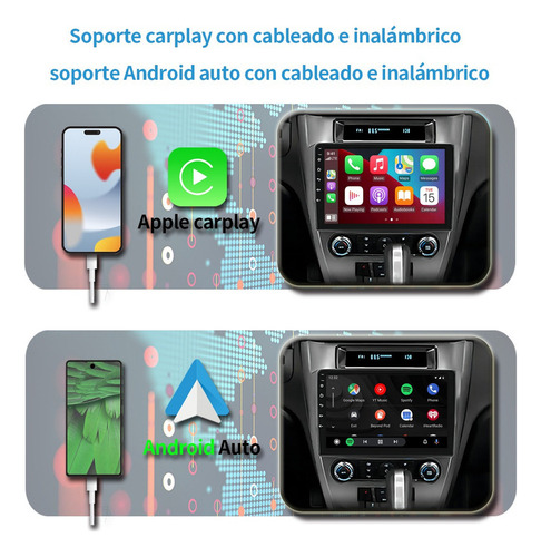 New Estéreo Android12 Carplay Para Ford Fusión 2009-2013
