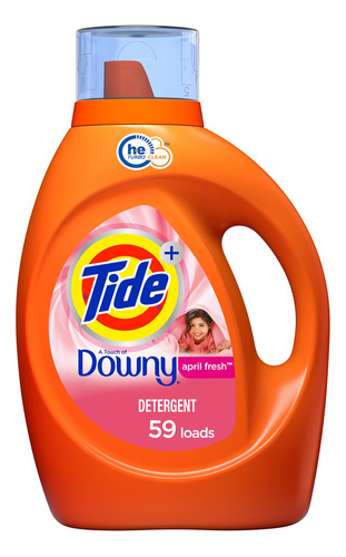 Tide Con Downy April Fresh - Detergente Líquido Para La Co.