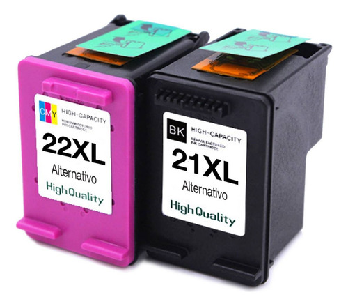 Pack 2 Cartuchos Alternativo H-22 Xl Y H-21 Xl H22 Xl H21 Xl