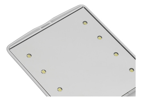 Kit De Brochas Led Con Espejo Cosmético, 12 Piezas, Set De M