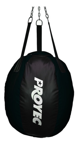 Bolsa Boxeo Redonda Proyec 70 Cm Uppercut Lona Vinilica Box