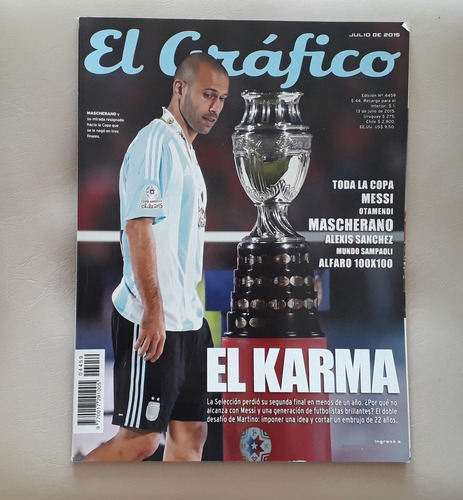 Revista El Grafico El Karma  N° 4459 Julio 2015