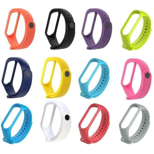 Combo De 3 Correas Banda Xiaomi Mi Band 3 Y 4 , M3 Y M4 Puls