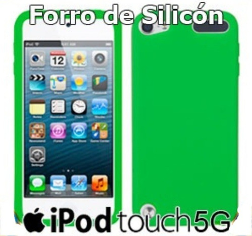Imagen 4 de 5 de Forro Silicon iPod Touch 5 Estuche Goma Suave 5g