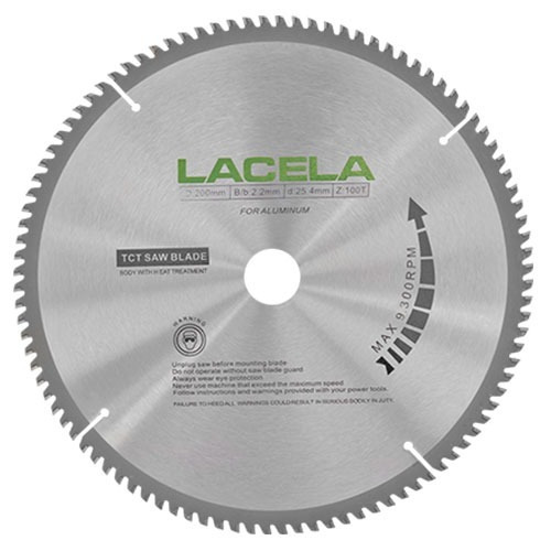 Disco De Corte 8'' 100t Para Aluminio Dc08-100t Al*