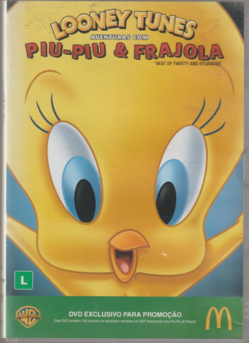 Dvd Original Looney Tunes: Aventuras Com Piu-piu E Frajola