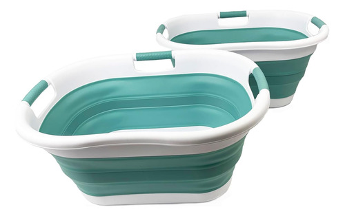 Cesta Plegable Plástico 40 L, Contenedor Almacenamiento Y La