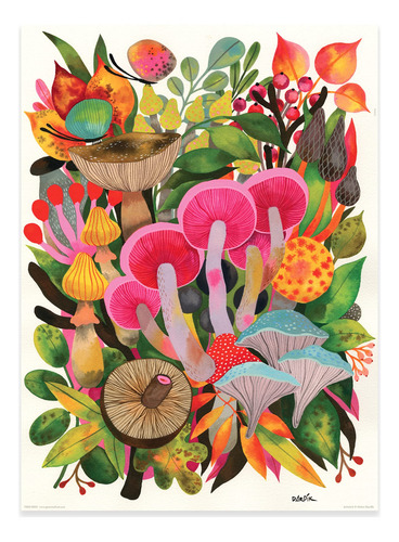 Puzzle Genuine Fred Mushroom Toomuchery, 500 Piezas