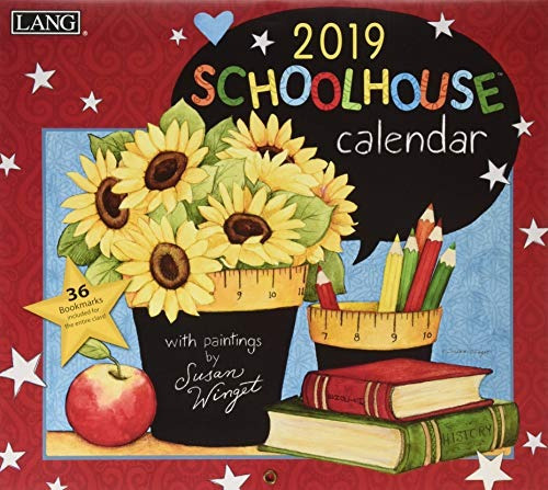 Schoolhouse 2019 Calendar Includes Free Wallpaper Download A