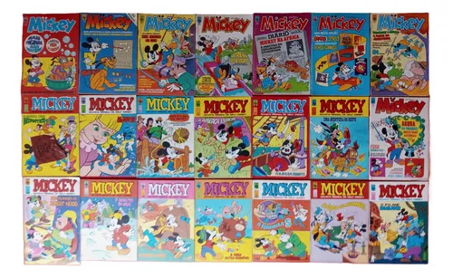 Coleçao Mickey Anos 60 - 70 - 80 - 217 Ediçoes | Parcelamento sem