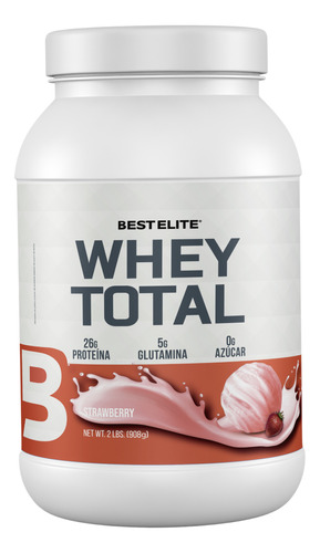 Whey Total 2 Libras Best Elite 2lb 2libras Proteina Limpia