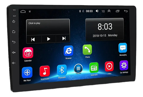 Radio Android 12 Gps Mirror Link Wifi Usb 2 Din 10 Pantalla 