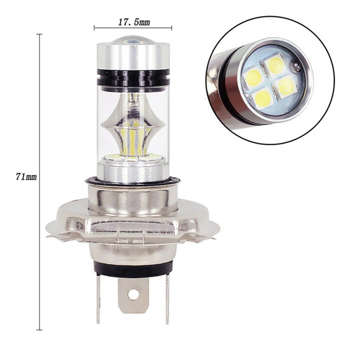 Luces Delanteras De Alta Potencia L 2 H4 3030 20smd Lights 1