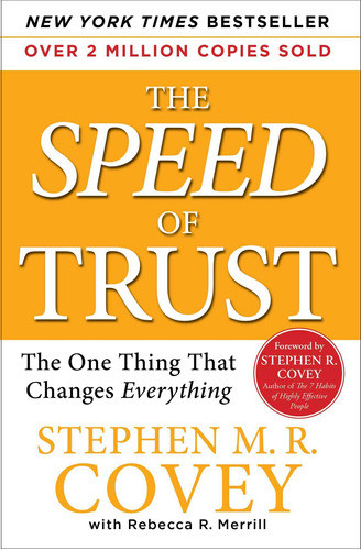Imagen 1 de 2 de Libro Versión En Ingles The Speed Of Trust : The One Thing