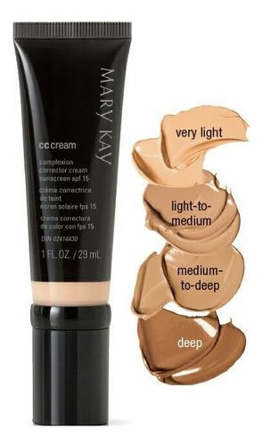 Base Cc Cream Crema Correctora De Color Fps 15 Mary Kay 