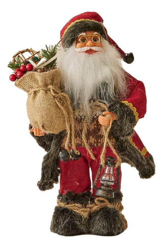 Muñeco Festivo De Papá Noel, Decoración 30 Centímetros