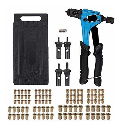 Autoutlet Rivet Nut Gun Kit 8 Inch Hand Riveter With 100pcs 