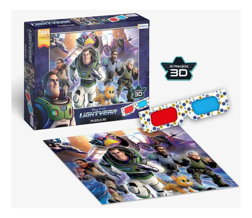 Puzzle Rompecabezas 60 Piezas Lightyear Disney Pixar 3d