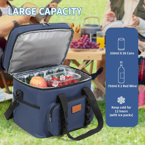 Bolso Cooler Térmico Multiusos 23l Triple Aislamiento