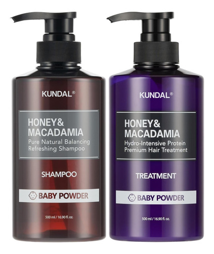 Conjunto De Shampoo E Condicionador De Cabelo Natural Kundal