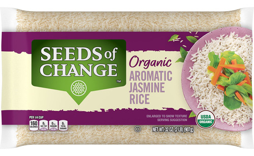 Seeds Of Change - Arroz De Jazmn Aromtico Orgnico, Jazmn, 2