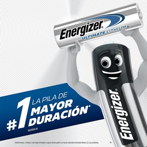 Imagen 5 de 7 de 6 X Pilas Litio Aa Energizer Ultimate Lithium L91 San Martin