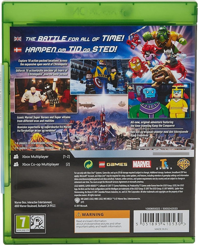 Lego Marvel Super Heroes 2 Xbox One/series X Fisico Español