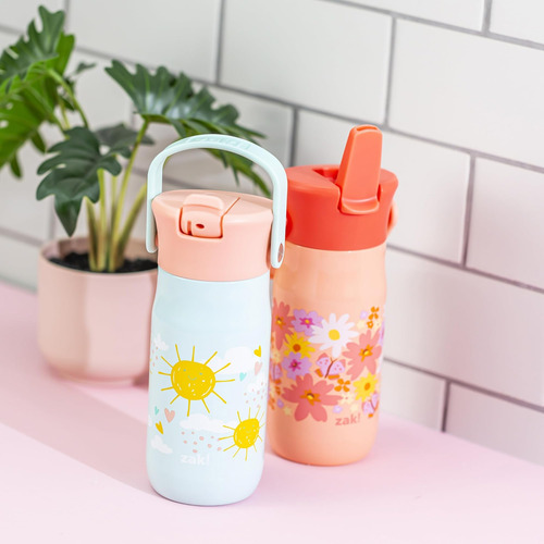 Zak Designs Harmony Kid Botella De Agua Para Viajes O En Cas