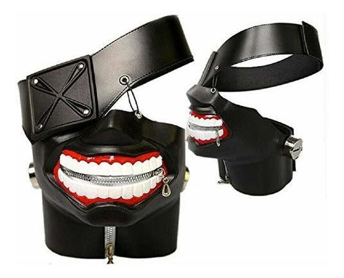 Imagen 4 de 7 de Damdos Anime Masks Cosplay Props Kaneki Masks Ken Máscara Co