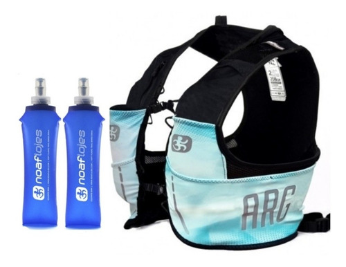 Imagen 4 de 8 de Chaleco Hidratación Arg. Noaf Soft Flask Mochila No Salomon