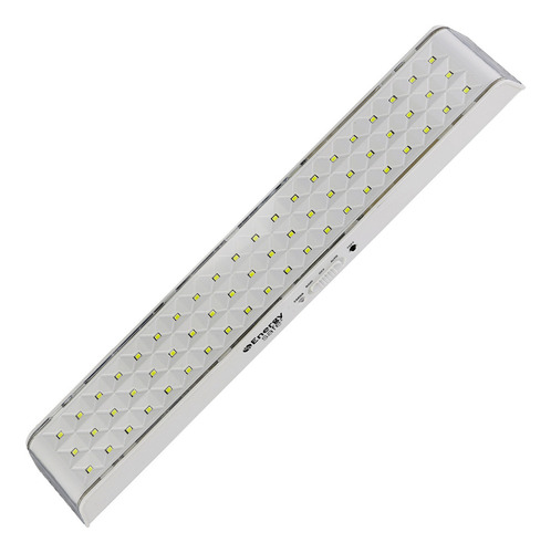 Luz De Emergencia Led 3w Luz Fría 60 Leds 220v 350mm - 3 A 8hs De Uso, Batería Recargable